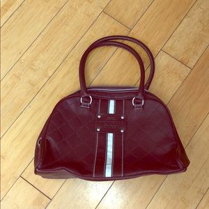 VS Maroon Handbag